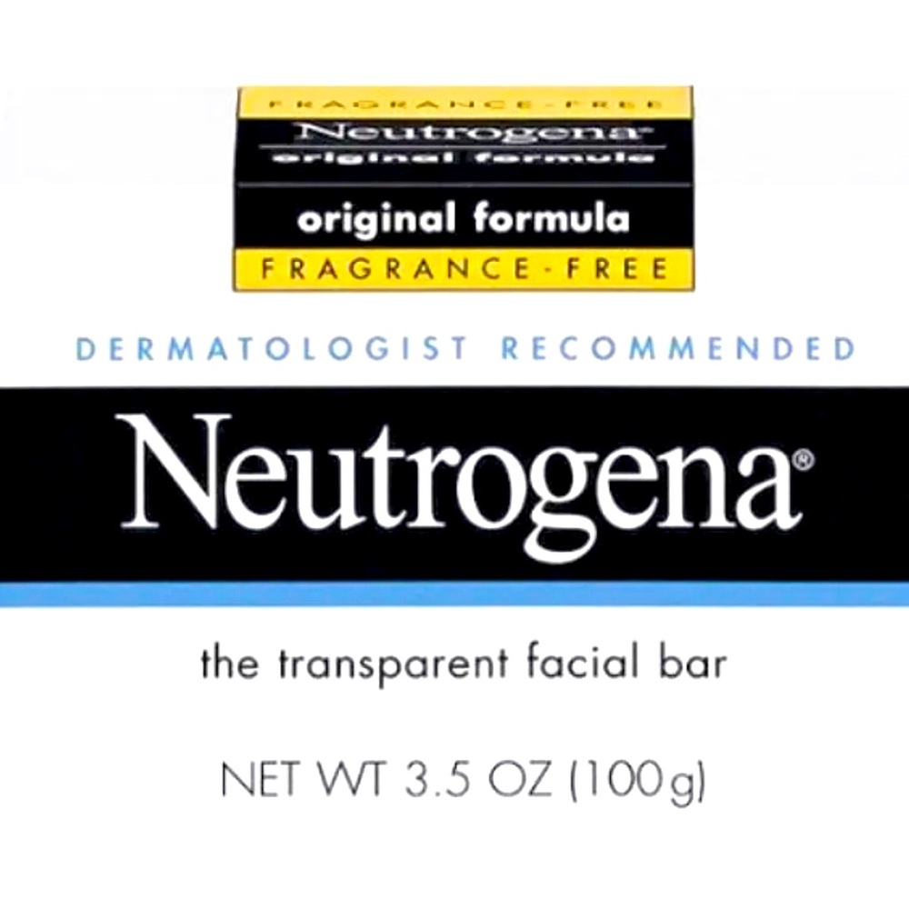 🌺Neutrogena Original Formula Facial Cleansing Bar Dermatologist Tested NIB
